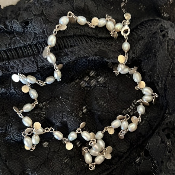 Silpada Vintage RARE Sterling Silver Freshwater Pearl, 20 inch “Wisdom Necklace” - Picture 6 of 7